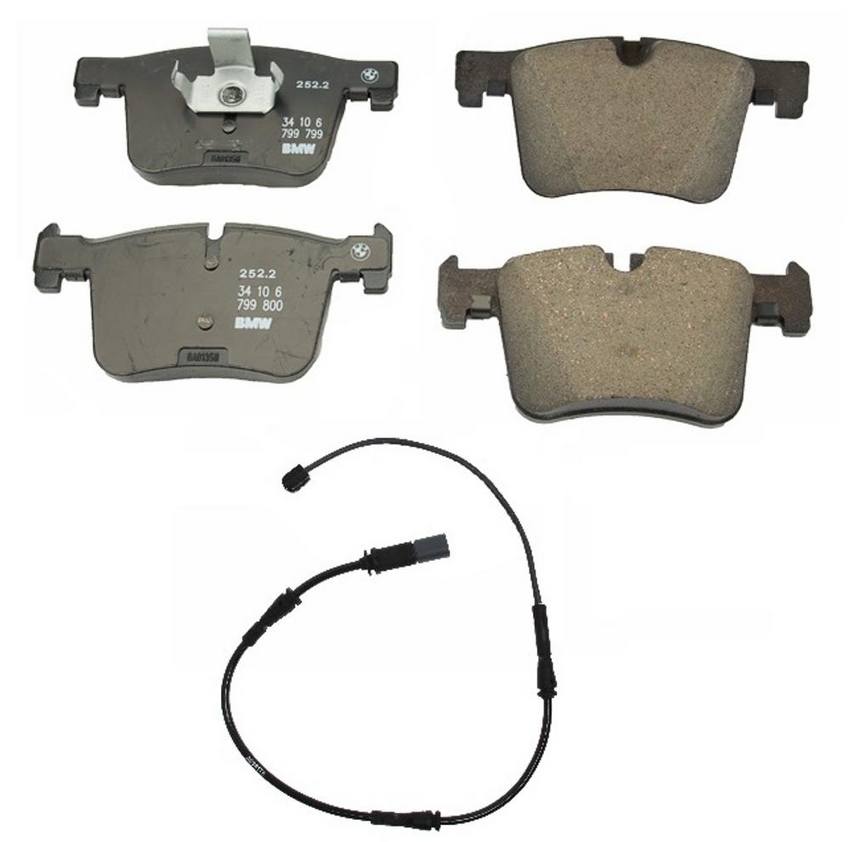 BMW Disc Brake Pad Set - Front (w/ Sensor)